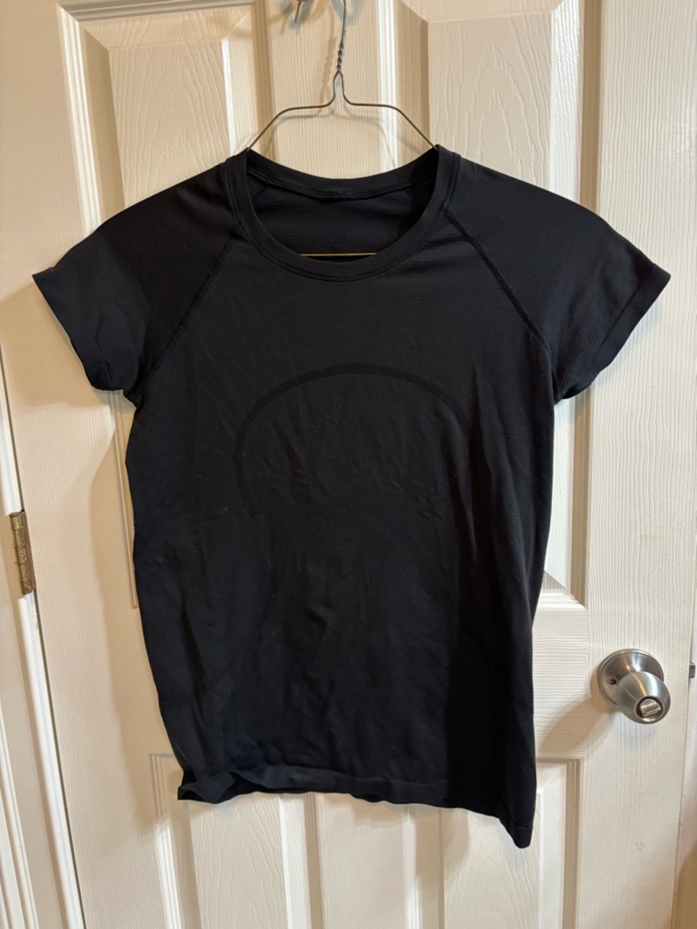 lululemon athletica Black Short Sleeve Crew Tee